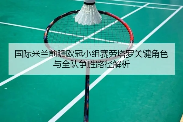 国际米兰前瞻欧冠小组赛劳塔罗关键角色与全队争胜路径解析